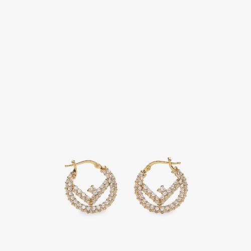  FENDI芬迪 22年春夏 女士 耳环 金色耳环 8AH301A44GF089U