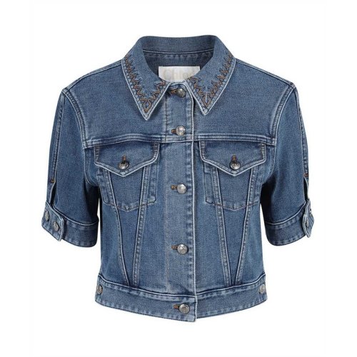 CHLOE/克洛伊 女士蓝色棉质夹克 CHC21UDV11151 485