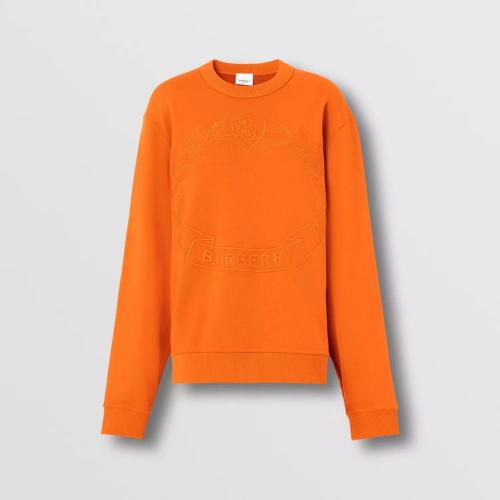  BURBERRY 22年秋冬 女士 橡木叶徽章刺绣棉质运动衫 80621761