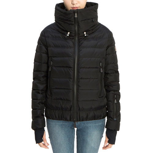 MONCLER 蒙口 女装 服饰 黑色立领短款时尚休闲 女士羽绒服外套