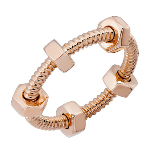 CARTIER/卡地亚  ECROU DE CARTIER 18K金玫瑰金螺丝钉戒指B4227300