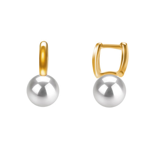 zhuella/珠艾乐 经典轻奢系列 日本Akoya海水珠 18K金?耳环耳钉耳饰