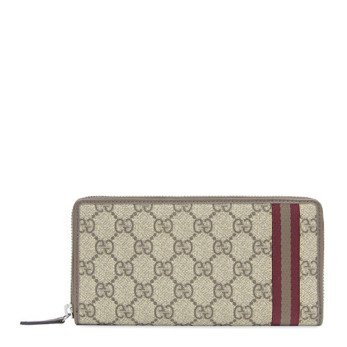 GUCCI/古驰 女士帆布长款拼色钱包卡包女包 308009-KGD8R-9793