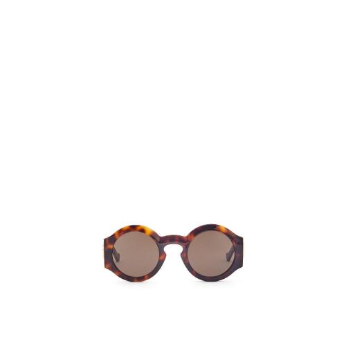  LOEWE罗意威 22年秋冬 女士 太阳眼镜 Curved sunglasses in acetate G832270X08-4036