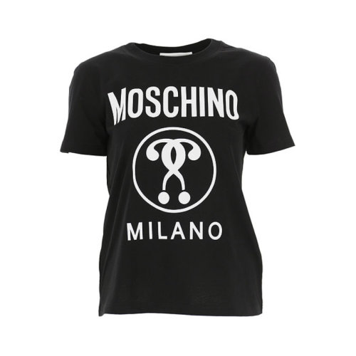 MOSCHINO/莫斯奇诺 女士 双问号T恤  短袖T恤 E A 0710-201