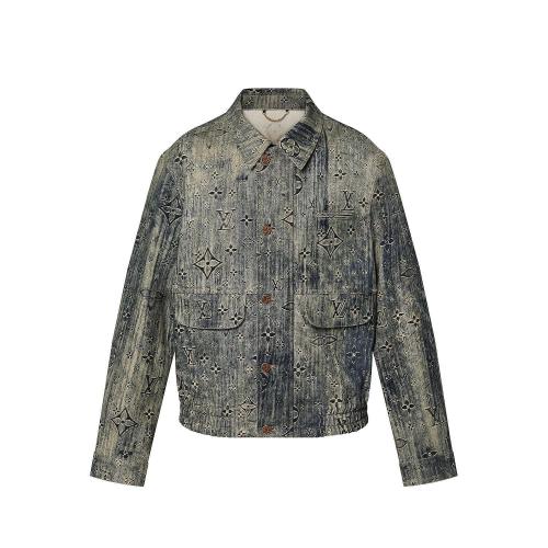  LV路易威登 22年秋冬 男士 夹克 MONOGRAM 牛仔夹克 1AATG1 1AATFV 1AATFW 1AATFX 1AATG2 1AAT
