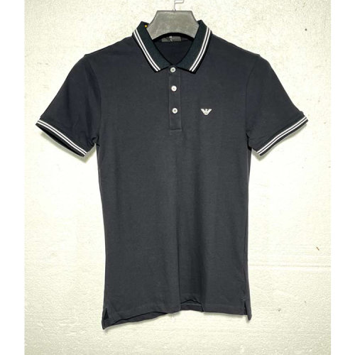 Emporio Armani/安普里奥阿玛尼 黑色男士短POLO