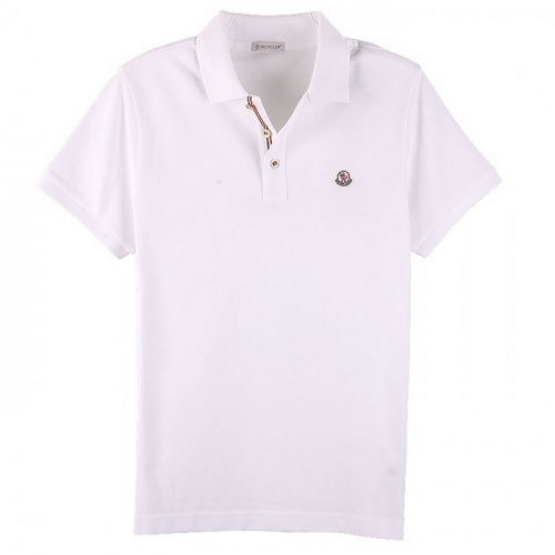  Moncler/蒙克莱 男士白色棉质短袖Polo衫 8A00009 84556 001 PLFSX