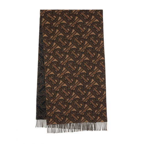 BURBERRY/博柏利 专属标识图案提花羊绒围巾80192301