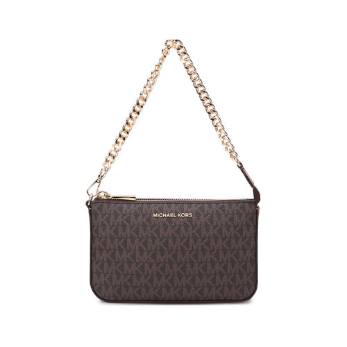 Michael Kors/迈克·科尔斯 MICHAEL KORS MK女包 JET SET系列人造革手提单肩包腋下包老花 32F1GJ6W6B