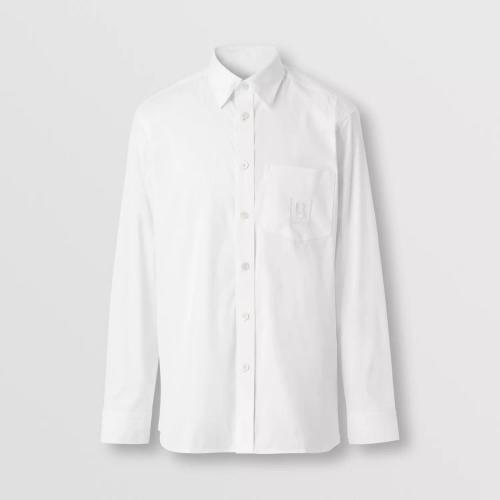  BURBERRY 22年秋冬 男士 字母图案功能性棉衬衫 80618601