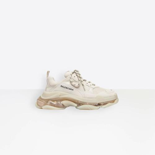 BALENCIAGA巴黎世家 22年春夏 男士 休闲运动鞋 TRIPLE S CLEAR SOLE 541624W2FB19005 预定商品1-3周发货