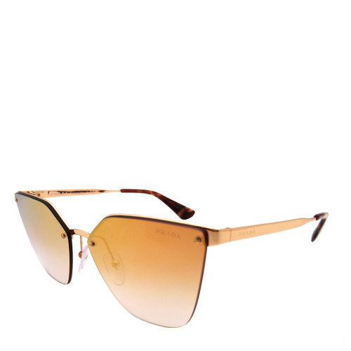 PRADA/普拉达 复古 摩登 时尚 无框 猫眼形 女款 太阳镜 墨镜 眼镜 SPR68T 63mm