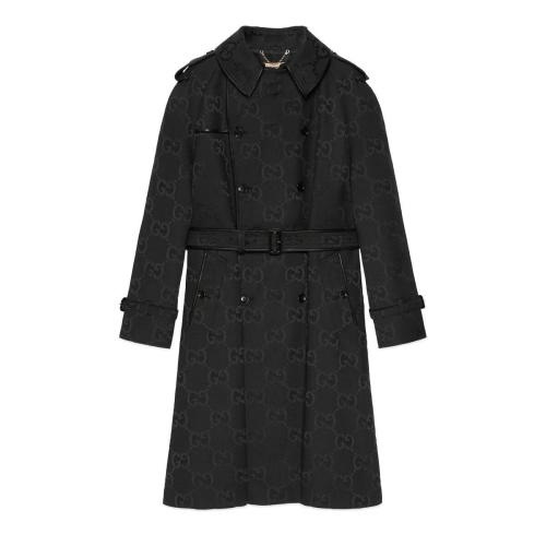  GUCCI古驰 男士 Jumbo GG帆布大衣 681036 Z8A_VU 1000 预定商品2-6周发货