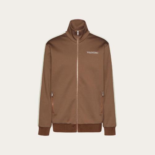  VALENTINO华伦天奴 22年秋冬 男士 卫衣 SWEAT-SHIRT ZIPPé a COL MONTANT EN JERSEY A_VEC D