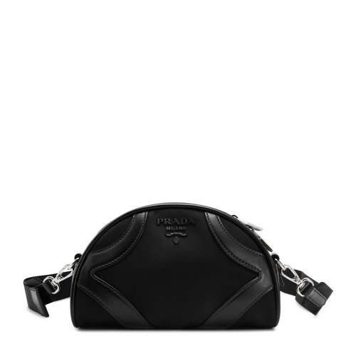 PRADA/普拉达 女士Prada Bowling小号尼龙斜挎包 1BH140_2EUW_F0002_V_NSO