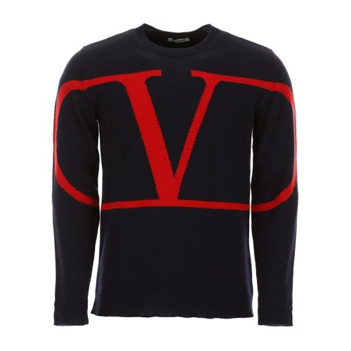  Valentino/华伦天奴 男士黑色羊绒卫衣 SV3KC03V-5FF I52 PLFSX