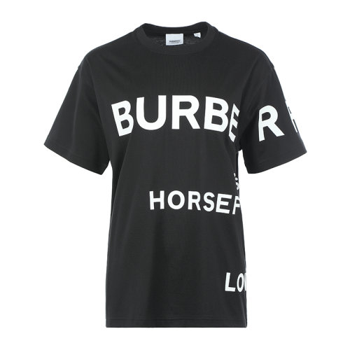 BURBERRY/博柏利22春夏字母印花女士短袖T恤情侣款 8040764