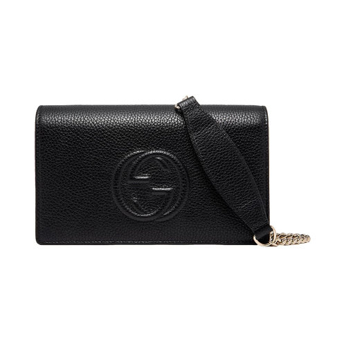 GUCCI/古驰 女士纯色皮革单肩包斜挎包 598211-A7M0G 多色可选