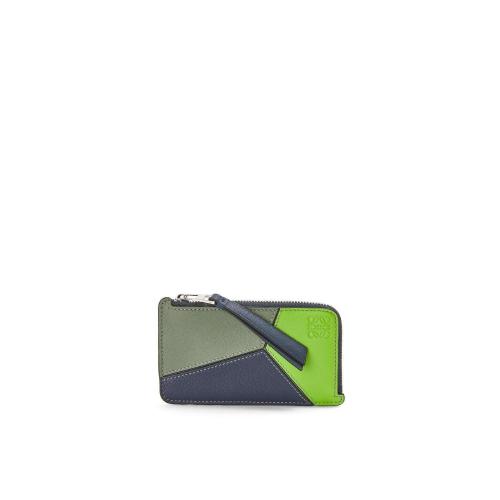  LOEWE罗意威 22年秋冬 男士 卡包 Puzzle coin cardholder in classic calfskin C510R50X01-58