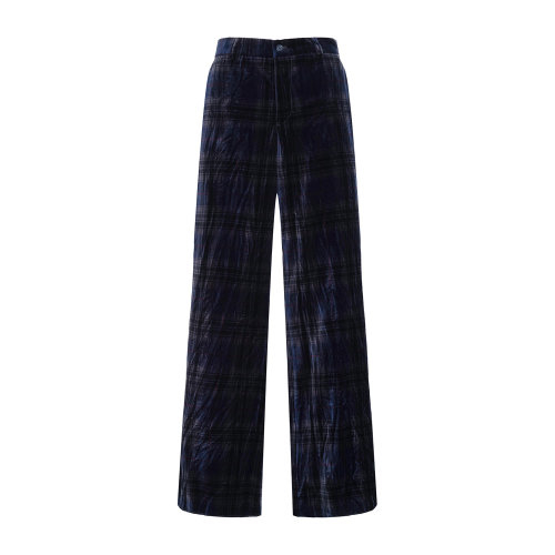 Emporio Armani 男士 深灰色 丝绒长裤  91P310-91402-921