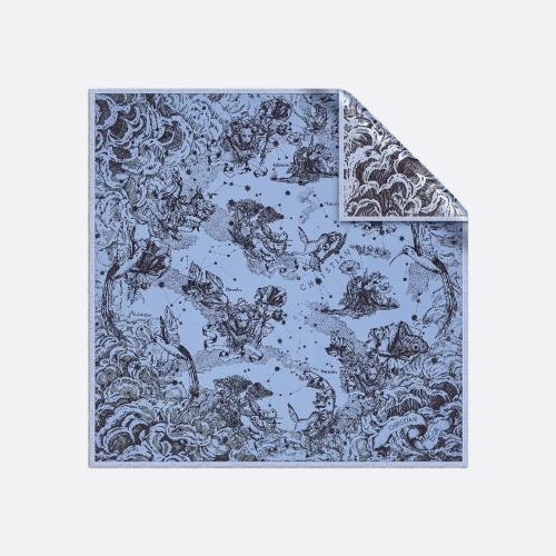  DIOR迪奥 22年春夏 女士 围巾 Dior 印花方巾 15CON070I606_C528