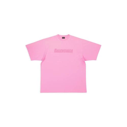  BALENCIAGA巴黎世家 22年秋冬 女士 短袖T恤 DESTROYED宽松T恤 651795TNVL15700