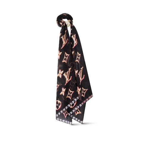  LV路易威登 22年秋冬 女士 丝巾 Bandeau LV Envy Overgram M76916 预定商品2-8周发货