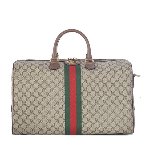 GUCCI/古驰 21年春夏 Ophidia系列中号GG行李袋 男性 深灰色 手提包 5479539C2ST_8746