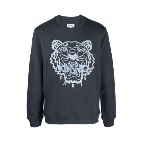  KENZO/高田贤三 蓝色男士卫衣/帽衫 FB65SW1244XF-79