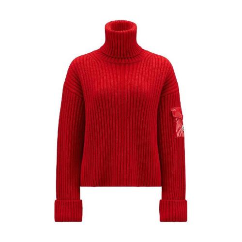  MONCLER蒙可蒙克莱 22年秋冬 女士 针织衫 Wool Polo Neck Jumper H20939F00017M1241455