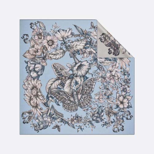  DIOR迪奥 22年秋冬 女士 围巾 Carre Tarot Le Jugement 25TAR090I614_C516