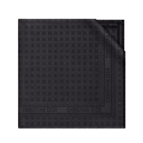 DIOR/迪奥  新款女士小号CANNAGE图案披肩围巾  （2色可选）