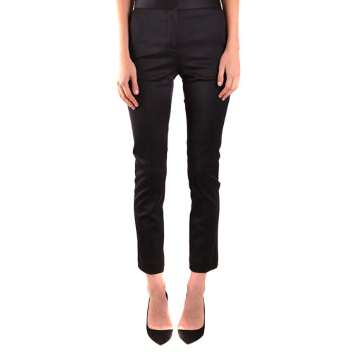 羊毛黑色女士休闲裤 BURBERRY/博柏利 巴宝莉 下装 裤子