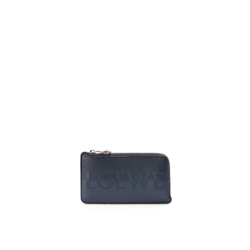  LOEWE罗意威 22年秋冬 男士 卡包 Signature coin cardholder in calfskin C314Z40X02-4942