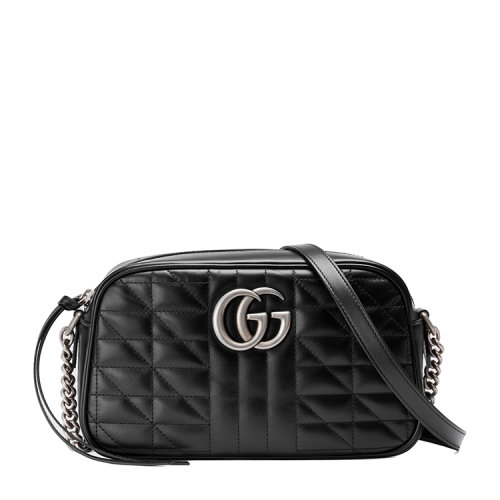 GUCCI/古驰 GG Marmont系列小号肩背包皮革447632UM8BN