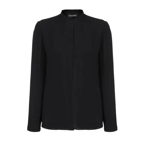 Emporio Armani/安普里奥阿玛尼 深蓝色 女士长袖衬衫 2NC17T-2M030-930