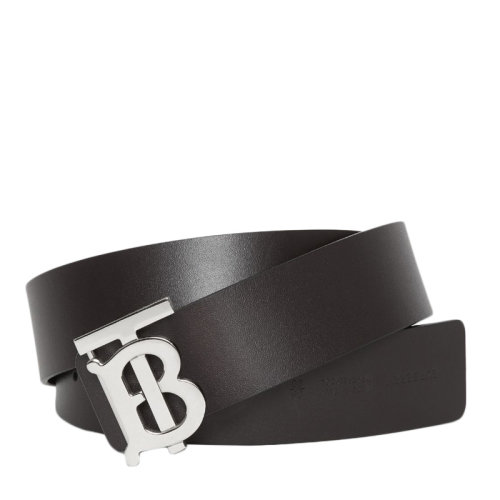 BURBERRY/博柏利 两面双用专属标识图案皮革腰带  80098121