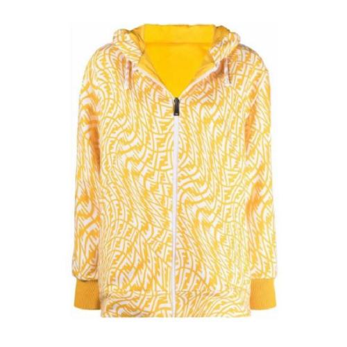  FENDI/芬迪 女士黄色时尚休闲夹克 FAF142AESV F11A9 PLFSX