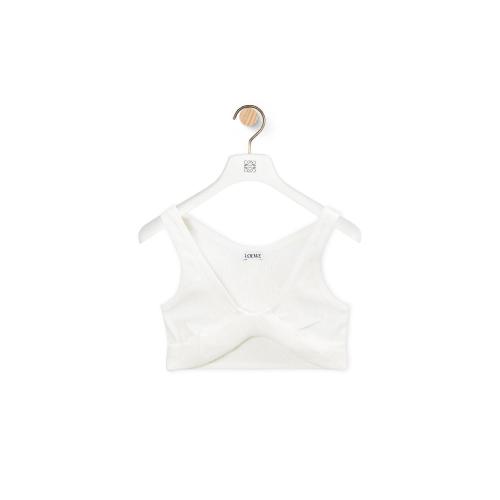  LOEWE罗意威 22年秋冬 女士 背心 Twisted bra top in cotton S359Y23X23-2010