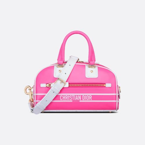  DIOR迪奥 22年秋冬 女士 单肩包 小号 Dior Vibe Bowling 拉链手袋 M6209OVWX_M956