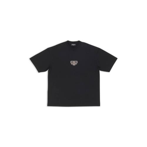  BALENCIAGA巴黎世家 22年秋冬 男士 短袖T恤 BB PARIS ICON T-SHIRT MEDIUM FIT 612966TMVP210