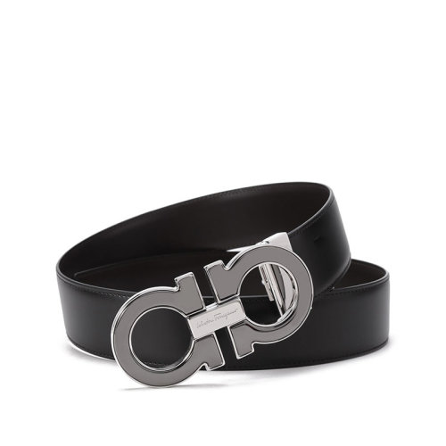Salvatore Ferragamo/菲拉格慕 男士牛皮双面用板扣式腰带皮带 679494