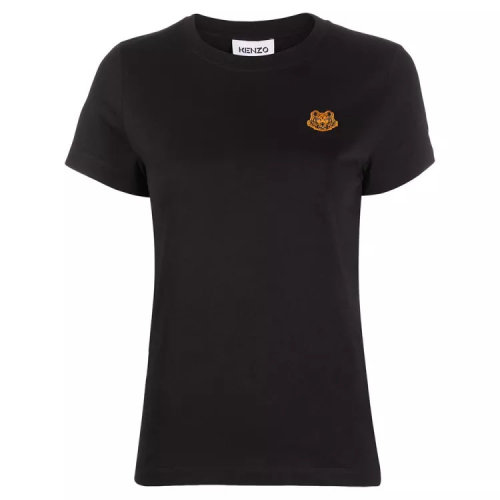 KENZO/高田贤三  凯卓女装 经典小虎头图案 女士棉质时尚圆领春夏短袖T恤 FA62TS8434SJ.01
