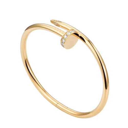 CARTIER/卡地亚 JUSTE UN CLOU 18K金黄金钻石手镯 B6048615