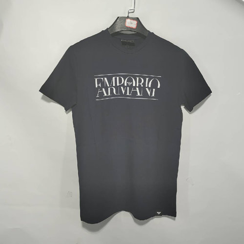 Emporio Armani/安普里奥阿玛尼 黑色男士短袖T恤（瑕疵折扣）