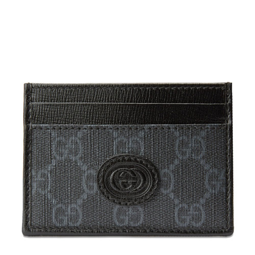GUCCI/古驰 互扣式双G卡片夹 帆布/配皮67300292TCN