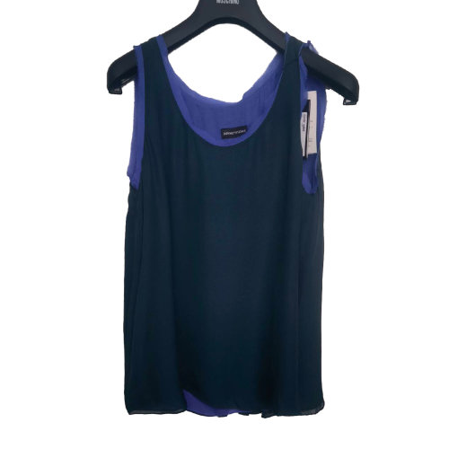 Emporio Armani/安普里奥阿玛尼 紫绿拼色女士T恤