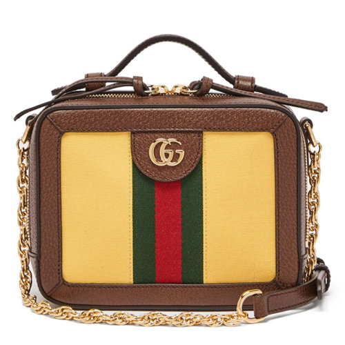 GUCCI/古驰  古琦女包 经典双G 红绿条纹 女士拼色时尚单肩包斜挎包相机包 602576 9ARDG 7161