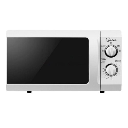 Midea/美的微波炉M1-211A21L白色机械版转盘加热定时功能旋钮式微波炉